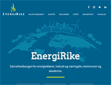 Tablet Screenshot of energirike.no
